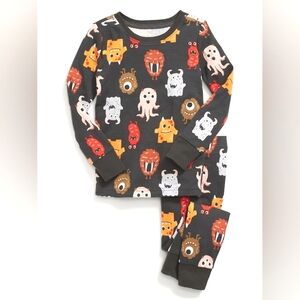 NWT 5T Old Navy Monster Pajama Set Cotton Gender-Neutral Spooky